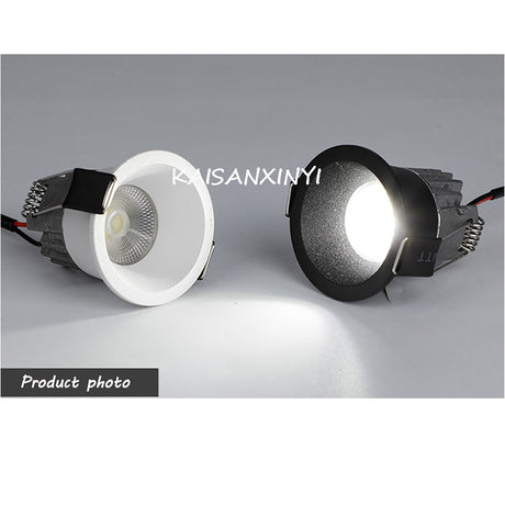 2022 New High Anti-Glare LED COB Recessed Downlight 3W 5W 7W 10W 110V 220V Dimmable Ceiling Spot Lights Indoor Lighting