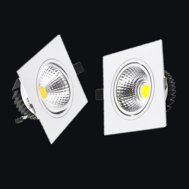 LED COB Downlight Dimmable ac110-240V 7W 9W 12W Recessed Led ceiling lamp Spot light Bulbs Indoor Lighting