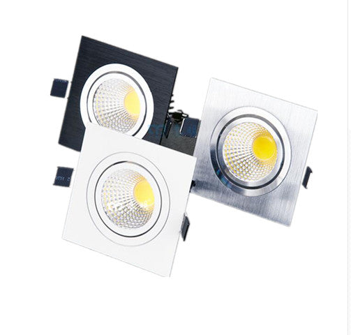 LED COB Downlight Dimmable ac110-240V 7W 9W 12W Recessed Led ceiling lamp Spot light Bulbs Indoor Lighting