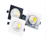 LED COB Downlight Dimmable ac110-240V 7W 9W 12W Recessed Led ceiling lamp Spot light Bulbs Indoor Lighting
