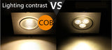 LED COB Downlight Dimmable ac110-240V 7W 9W 12W Recessed Led ceiling lamp Spot light Bulbs Indoor Lighting