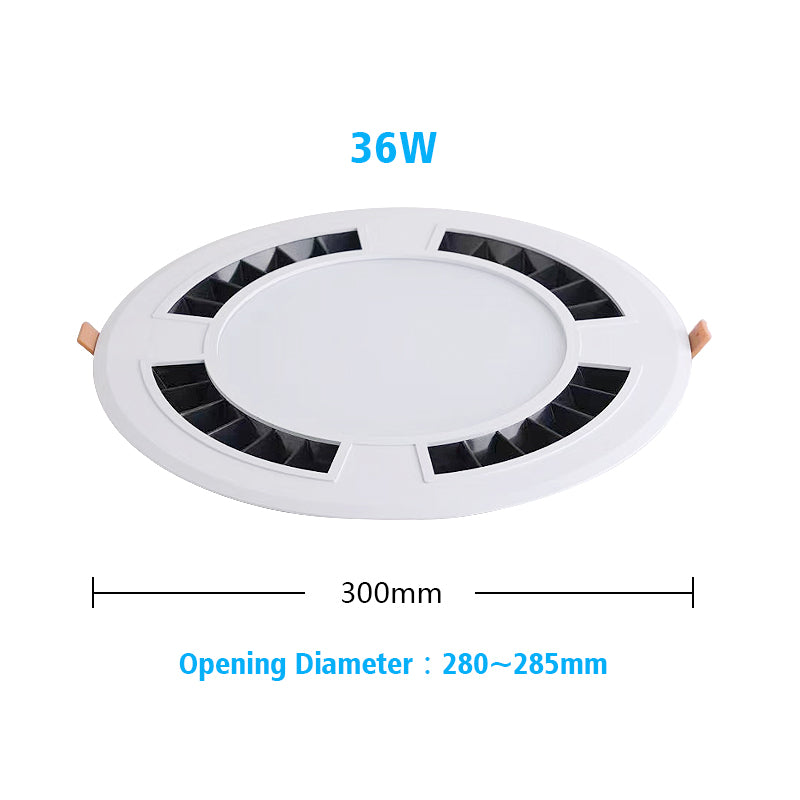 LED Downlight Ceiling Spot Honeycomb Luminescence AC120-265V 4 Pcs Round Recessed Lamp 18W 24W 36W 9W Bedroom Indoor Lighting