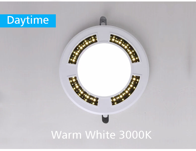 LED Downlight Ceiling Spot Honeycomb Luminescence AC120-265V 4 Pcs Round Recessed Lamp 18W 24W 36W 9W Bedroom Indoor Lighting