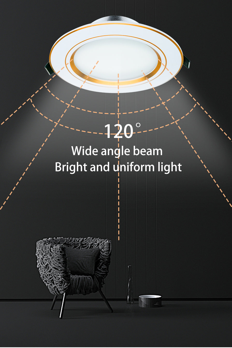 Led Downlight 5W 9W 12W 15W 18W Recessed Ceiling Light AC 220V 230V 240V Round Led Panel Down Light 6pcs/lot Spotlight Lighting