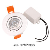 LED Recessed Ceiling Light Spotlight 3W RGB Downlight Lamp No UV Or IR Light Radiation Easy to Install And Operation