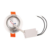 LED Recessed Ceiling Light Spotlight 3W RGB Downlight Lamp No UV Or IR Light Radiation Easy to Install And Operation