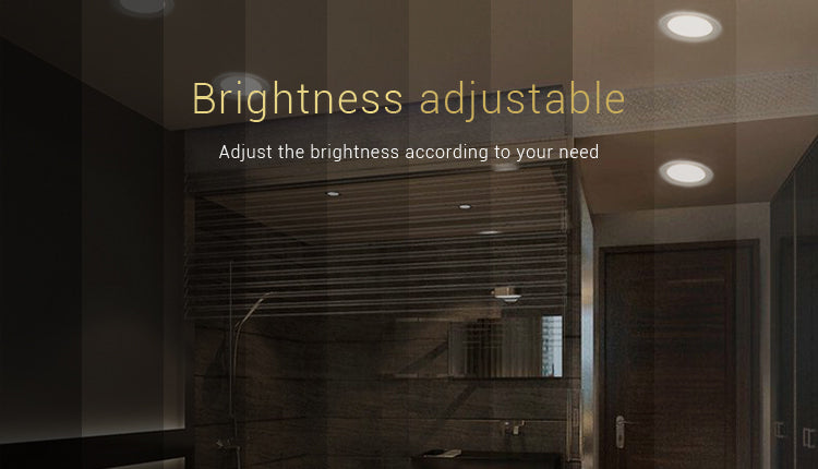 Miboxer AC110-220V 50/60Hz FUT061 9W RGB+CCT LED Downlight 2.4G HZ Remote/Smart APP/Voice Control Colourful Kitchen Lights