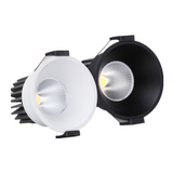 Dimmable Aluminum recessed LED Downlights 7W 10W 12W 15W 18W COB LED Ceiling Lamp Spot lights round led panel light decoration