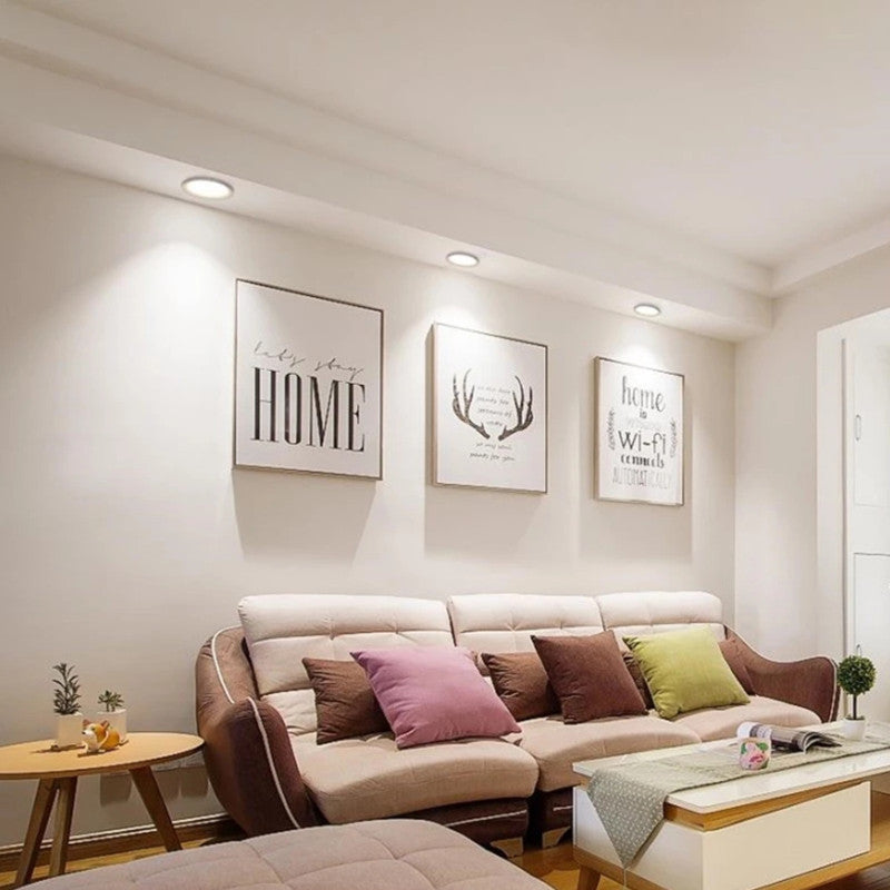 Dimmable Aluminum recessed LED Downlights 7W 10W 12W 15W 18W COB LED Ceiling Lamp Spot lights round led panel light decoration