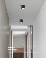 Surface mounted downlight 3W 5W 7W 9W 12W AC86V~220V LED ceiling light round ultra-thin spotlight indoor lighting