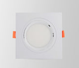 6 Types Dimmable Recessed Square Downlights 15W 10W COB LED Ceiling Lamp AC90-260V LED Background Spot Lights Indoor Lighting