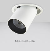 NEW LED Aluminum recessed COB dimmable Rotating Downlight ac85-265V 9W 12W 15W LED Ceiling Lamp Spot Lights Indoor Lighting