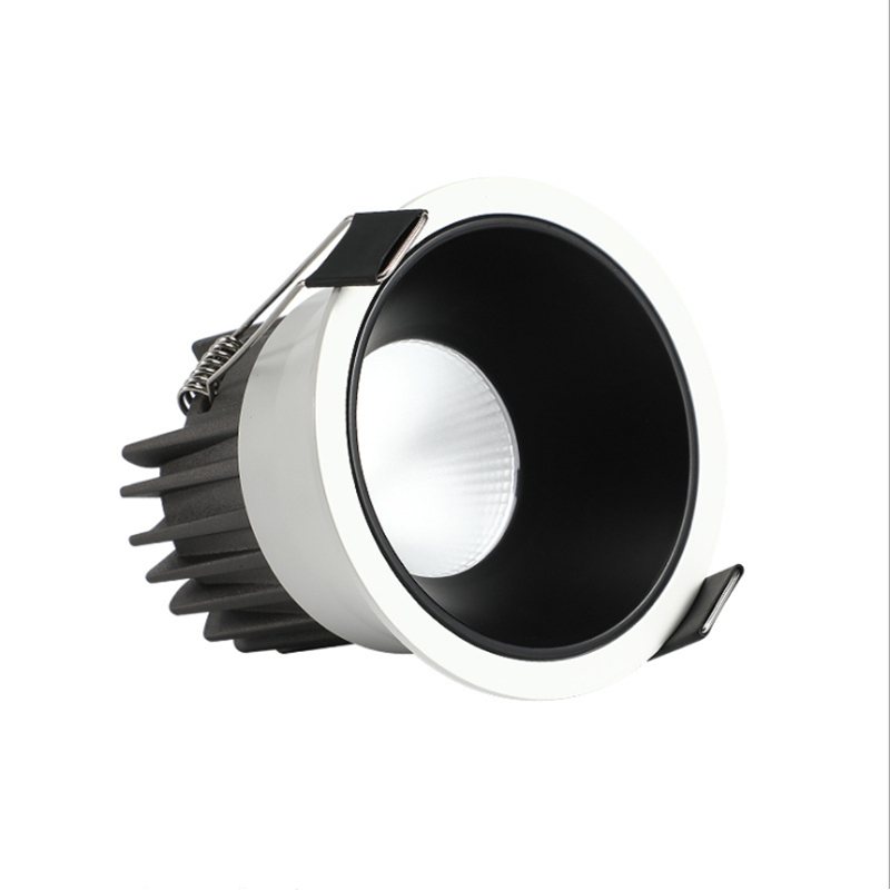 Dimmable LED Downlight 7W 10W 12W 15W COB Spotlight Ceiling Light AC85-265V Aluminum Round Recessed Ceiling Lamps