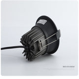 Dimmable LED Downlight 7W 10W 12W 15W COB Spotlight Ceiling Light AC85-265V Aluminum Round Recessed Ceiling Lamps