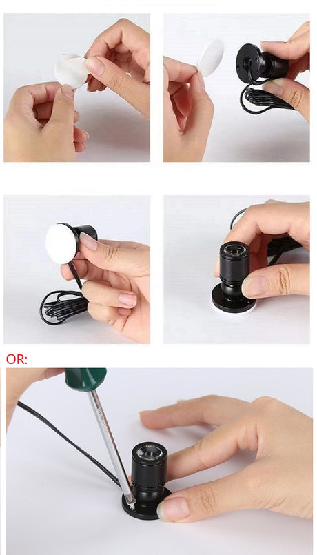 LED USB Led RGB Spotlight Mini Ceiling Downlight Remote Control Dimmable Spot Light Jewelry Cabinet Showcase Counter Lamp