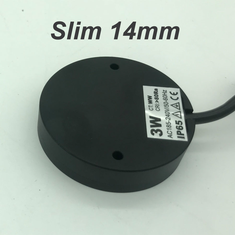 Ultra Thin Dimming IP65 3W 5W 110V 220V 240V Bathroom LED Ceiling Lighting CE Downlight Dining Auto Wine Closet Showcase Lamp