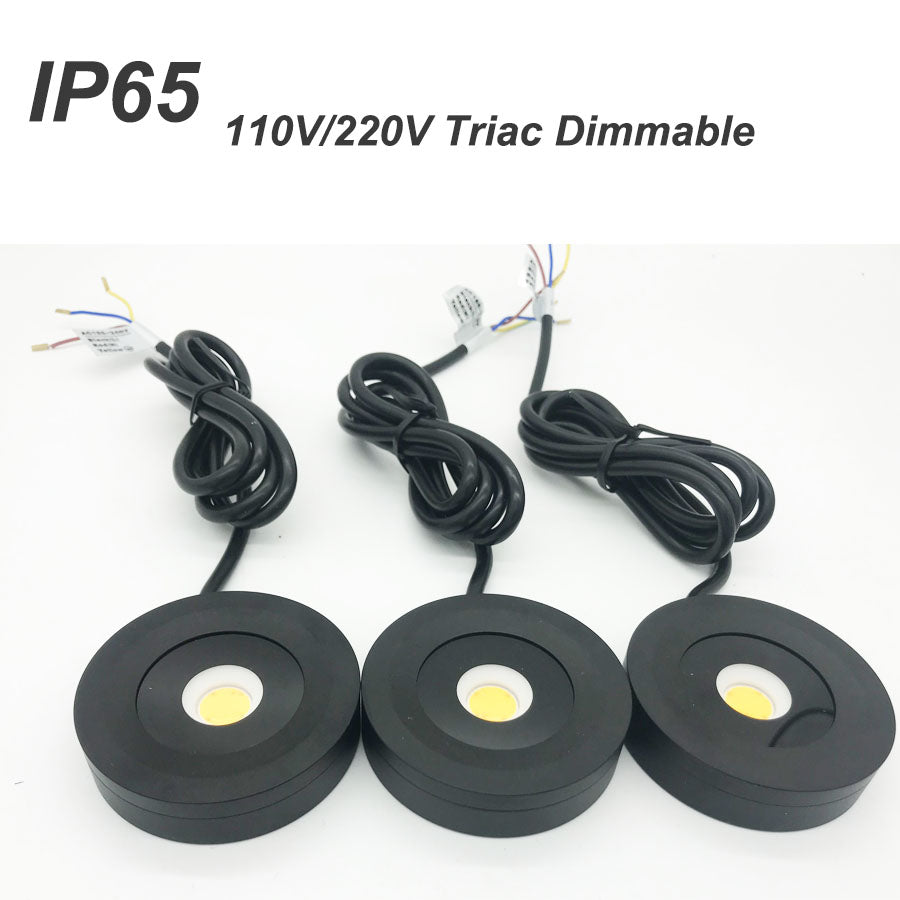 Ultra Thin Dimming IP65 3W 5W 110V 220V 240V Bathroom LED Ceiling Lighting CE Downlight Dining Auto Wine Closet Showcase Lamp