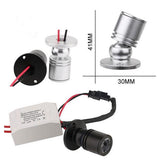 LED Cabinet Mini Spot Light 1W 110V 220V Downlight Jewelry Show Include Led Driver Surface Mounted Ceiling Light Lamp