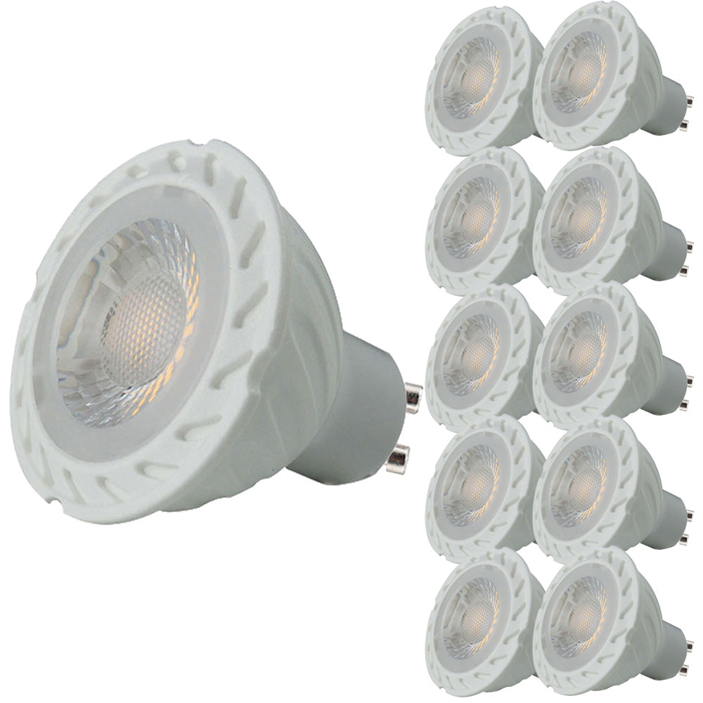 LED Ceiling Downlight GU10 Bulb 5W 85-265V AC Wall Light Track Bulb 10-Piece Spot Lamp 50W Halogen Bulb