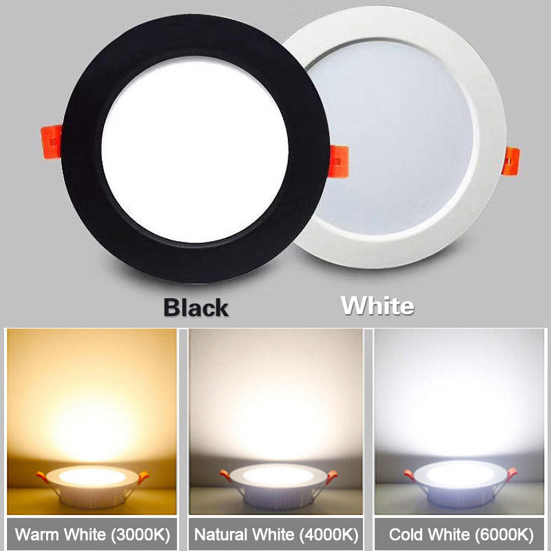 LED Downlight Thick Aluminum 5W 7W 9W 12W 15W 18W 24W 110V 220V Recessed Spot Lighting Bedroom Kitchen Indoor Downlight lamp