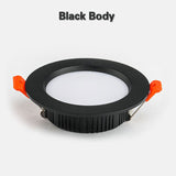 LED Downlight Thick Aluminum 5W 7W 9W 12W 15W 18W 24W 110V 220V Recessed Spot Lighting Bedroom Kitchen Indoor Downlight lamp