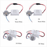 LED LED Mini Spotlight Lamp White/Warm White AC 85-265V Mini 1W /3W Surface Mounted Light Led Downlight Jewelry Cabinet Lamp