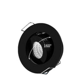 Mini 1W 3W Black Aluminum LED Downlight 85-265V Recessed Spot Ceiling light Spotlight