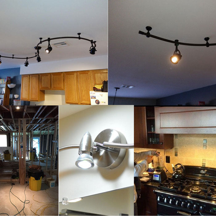 LED Ceiling Light Kit 4-Piece 90mm 100mm Cutout Downlight Home Commercial Use