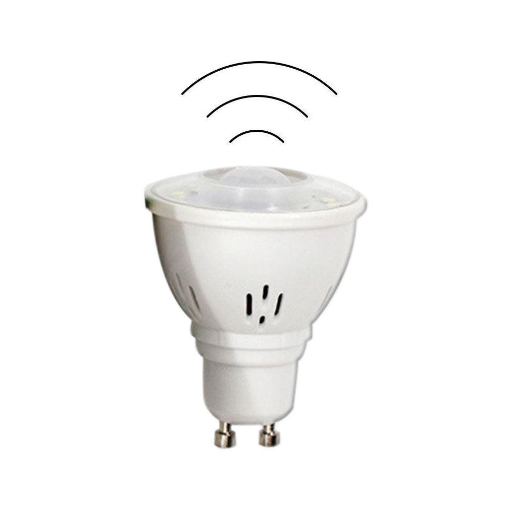 10-Piece PIR GU10 Sensitive Light LED 3W Ceiling Downlight Spotlight 220-240V AC Automatic Lighting Bulb Hotel Ceiling Downlight - LED Lights For Sale : Affordable LED Solutions : Wholesale Prices