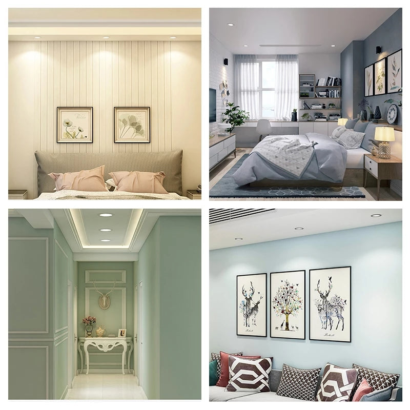 LED Downlight Ceiling 5W 9W 12W 15W 18W led Ceiling lamp Gold/Silver/White Body AC 220V 230V 240V led light