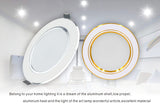 LED Downlight Ceiling 5W 9W 12W 15W 18W led Ceiling lamp Gold/Silver/White Body AC 220V 230V 240V led light