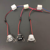 Dimmable LED mini AC/DC 12V Downlight 3000K 4000K 6000K Spot Light 1W for Ceiling Recessed Lamp Black Silver White