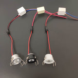 Dimmable LED mini AC/DC 12V Downlight 3000K 4000K 6000K Spot Light 1W for Ceiling Recessed Lamp Black Silver White