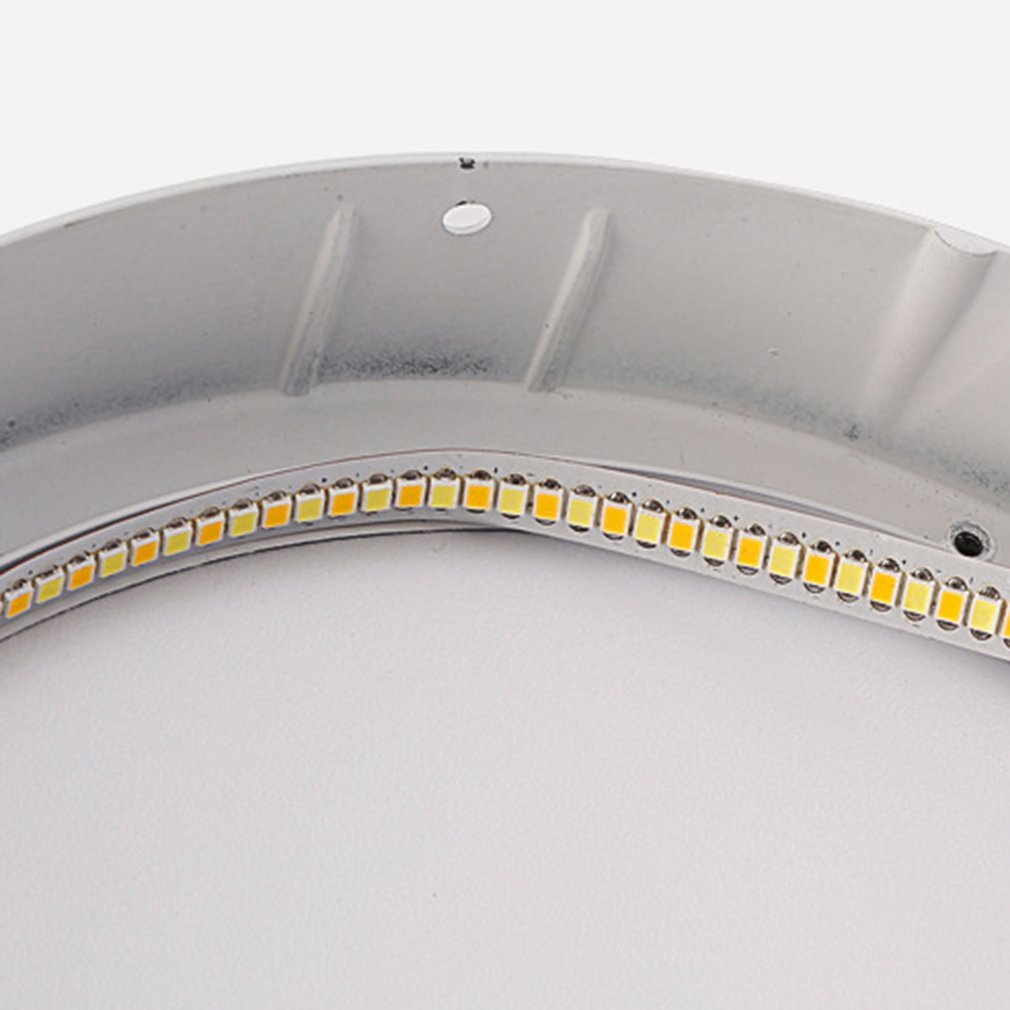 High Brightness LED Ultra-thin Fog-proof Panel Light Round Shape Hole-free Dimmable Ceiling Downlight 6W