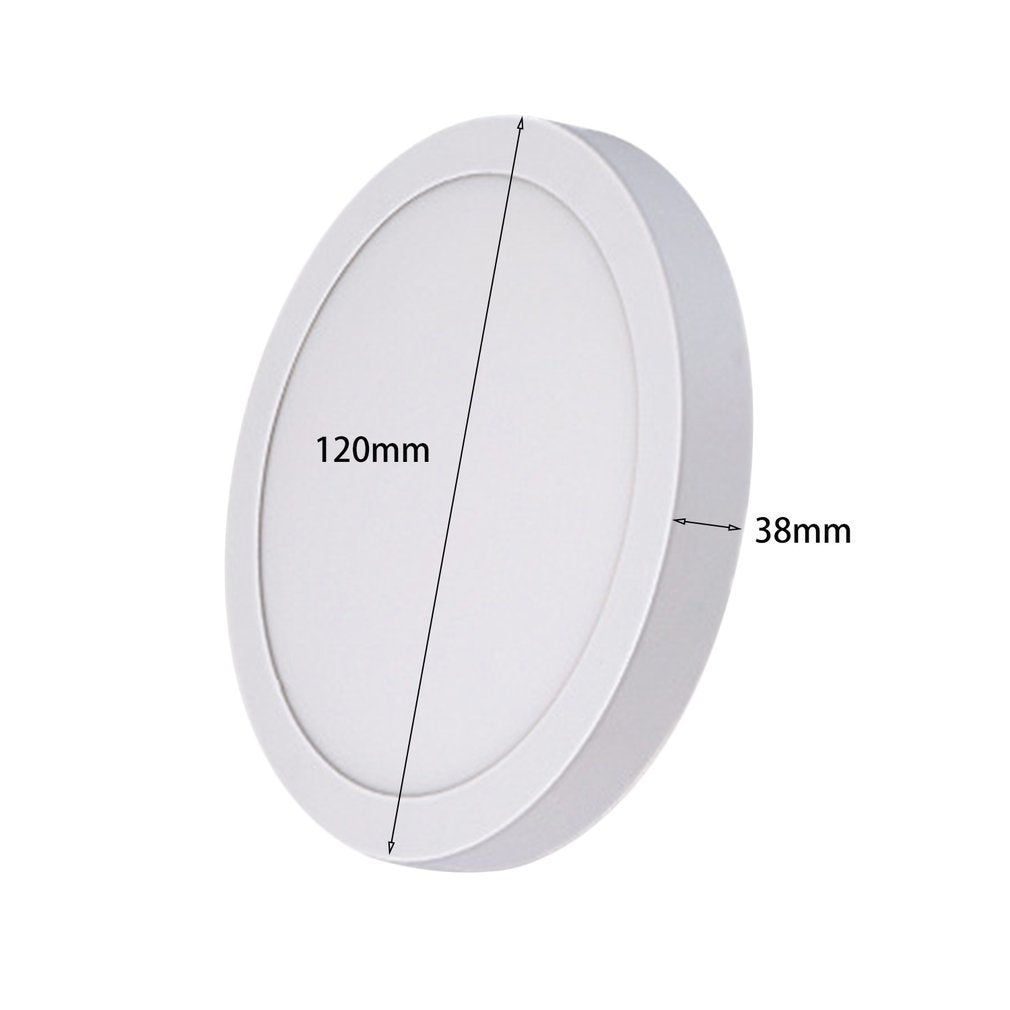 High Brightness LED Ultra-thin Fog-proof Panel Light Round Shape Hole-free Dimmable Ceiling Downlight 6W