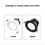 Dimmable Led Downlight 3W 5W 7W 9W 12W 15W Cob Led Spot AC110V/220V Ceiling Lamp Recessed Downlights Round Spot Light