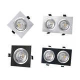 Embedded Dimmable LED Downlight 9W/12W/15W/18W/24W/30W Epistar Chip COB Spot Lights Ceiling Lamp AC90-260V For Home illumination