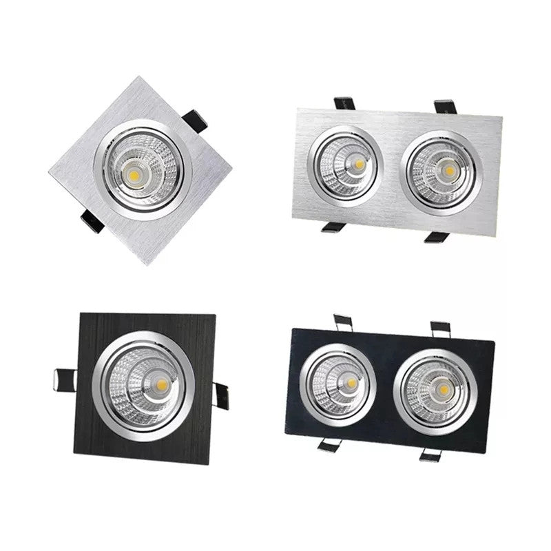 Embedded Dimmable LED Downlight 9W/12W/15W/18W/24W/30W Epistar Chip COB Spot Lights Ceiling Lamp AC90-260V For Home illumination
