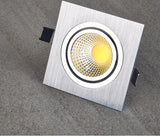 Embedded Dimmable LED Downlight 9W/12W/15W/18W/24W/30W Epistar Chip COB Spot Lights Ceiling Lamp AC90-260V For Home illumination