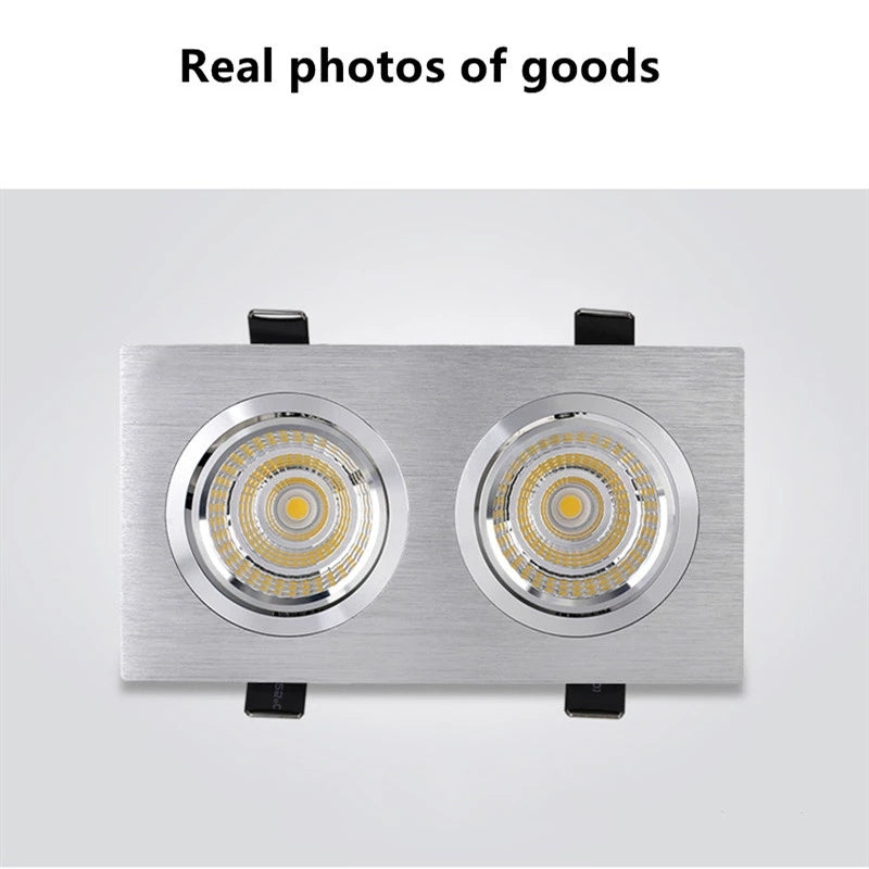 Embedded Dimmable LED Downlight 9W/12W/15W/18W/24W/30W Epistar Chip COB Spot Lights Ceiling Lamp AC90-260V For Home illumination