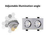 Embedded Dimmable LED Downlight 9W/12W/15W/18W/24W/30W Epistar Chip COB Spot Lights Ceiling Lamp AC90-260V For Home illumination