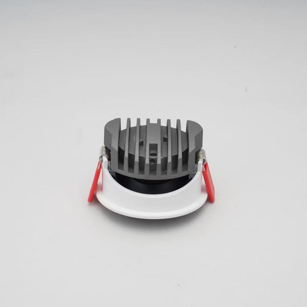 Dimmable LED COB Spotlight 24° 7W 9W 12W Recessed Downlight AC85-265V Ceiling Lamp White Black For Indoor Lighting