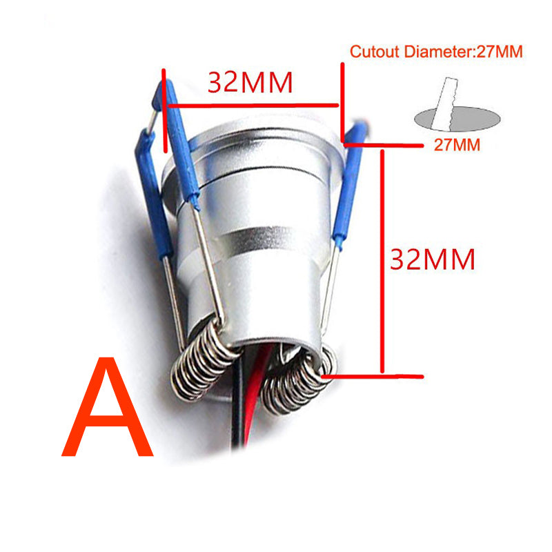 Recessed COB Dimmable Spot light 3W 220V Mini 10PCS spot led exterieur encastrab downlight