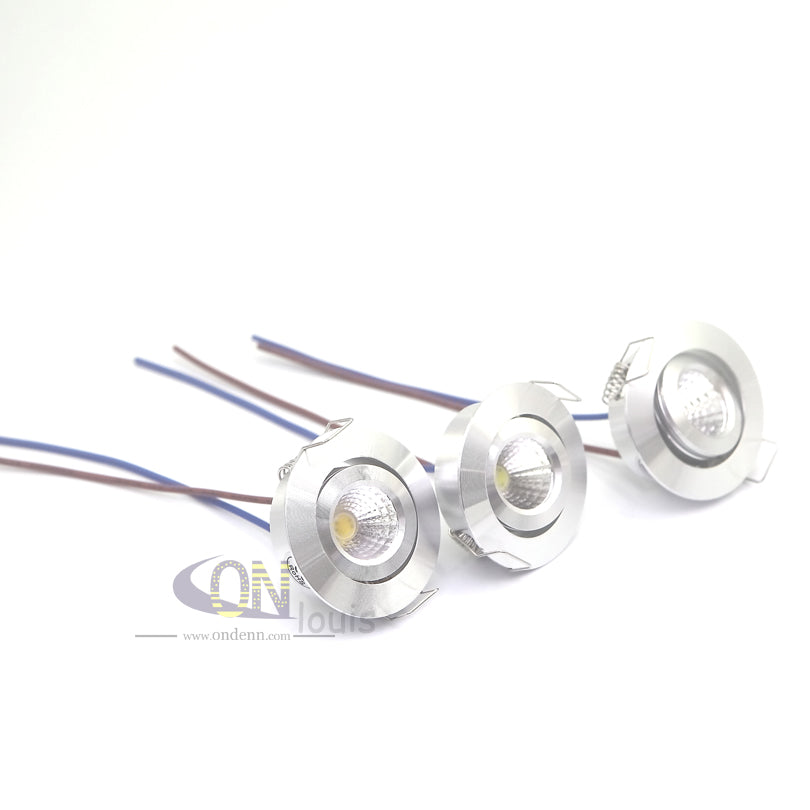 Recessed COB Dimmable Spot light 3W 220V Mini 10PCS spot led exterieur encastrab downlight