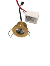 Spot Ceiling wall luminaria Hot Selling 1pcs/lot Gold Led Ceiling Lamp Cabinet Downlight 1w Diameter 31mm Ac230v Gold F