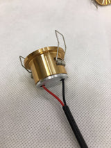 Spot Ceiling wall luminaria Hot Selling 1pcs/lot Gold Led Ceiling Lamp Cabinet Downlight 1w Diameter 31mm Ac230v Gold F