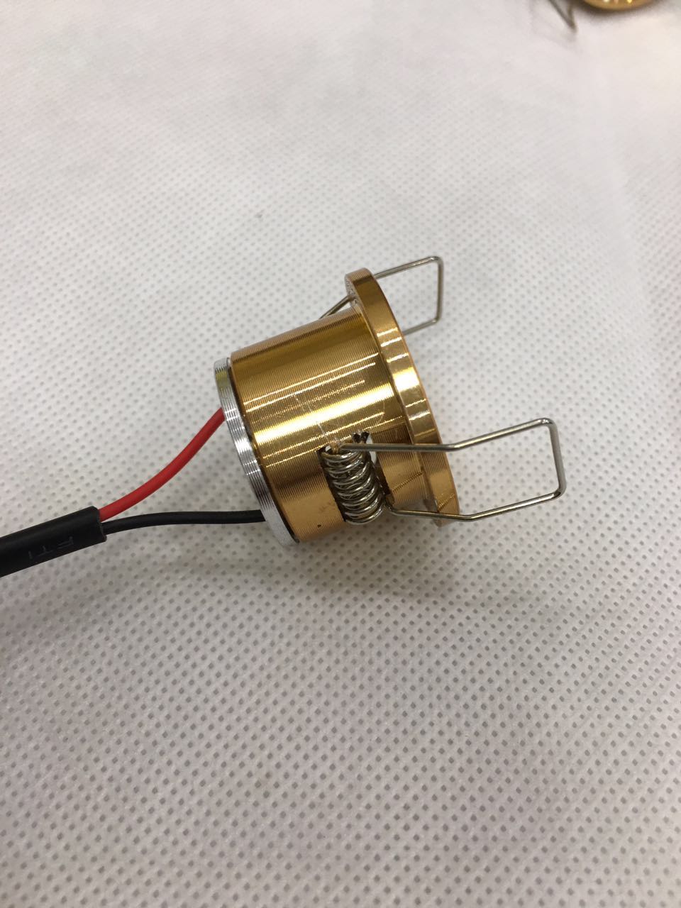 Spot Ceiling wall luminaria Hot Selling 1pcs/lot Gold Led Ceiling Lamp Cabinet Downlight 1w Diameter 31mm Ac230v Gold F