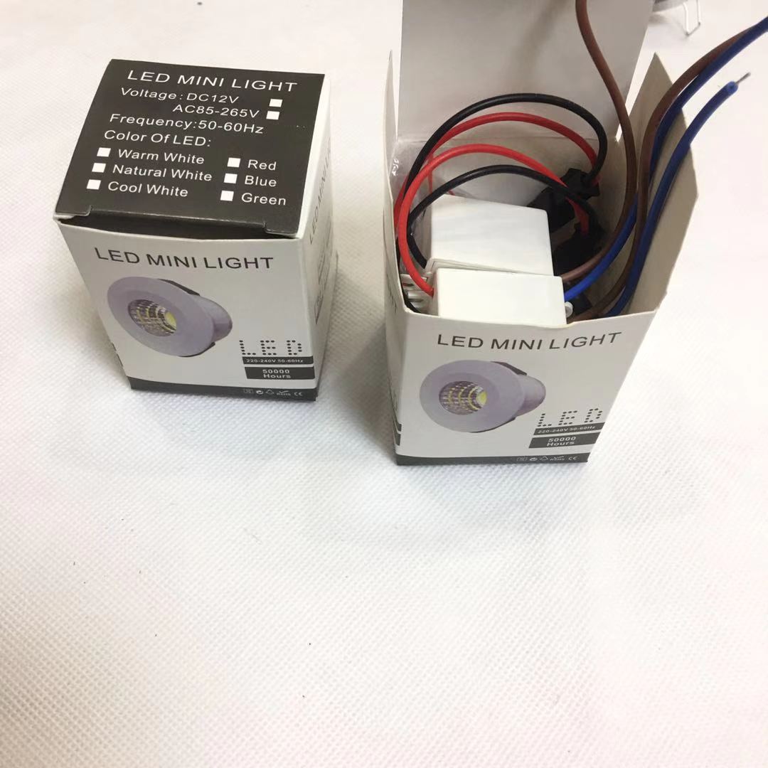 Spot Ceiling wall luminaria Hot Selling 1pcs/lot Gold Led Ceiling Lamp Cabinet Downlight 1w Diameter 31mm Ac230v Gold F