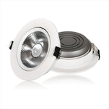 LED Round Ultra-Thin Embedded COB Downlight 3W-25W AC 90-260V Anti-Glare Spotlight 3000K 4000K 6000K For Home Lighting