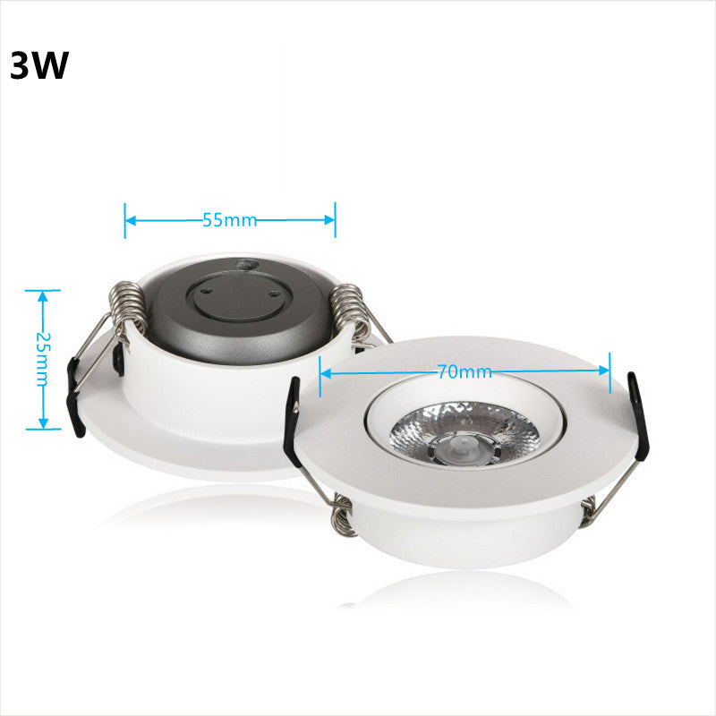 LED Round Ultra-Thin Embedded COB Downlight 3W-25W AC 90-260V Anti-Glare Spotlight 3000K 4000K 6000K For Home Lighting